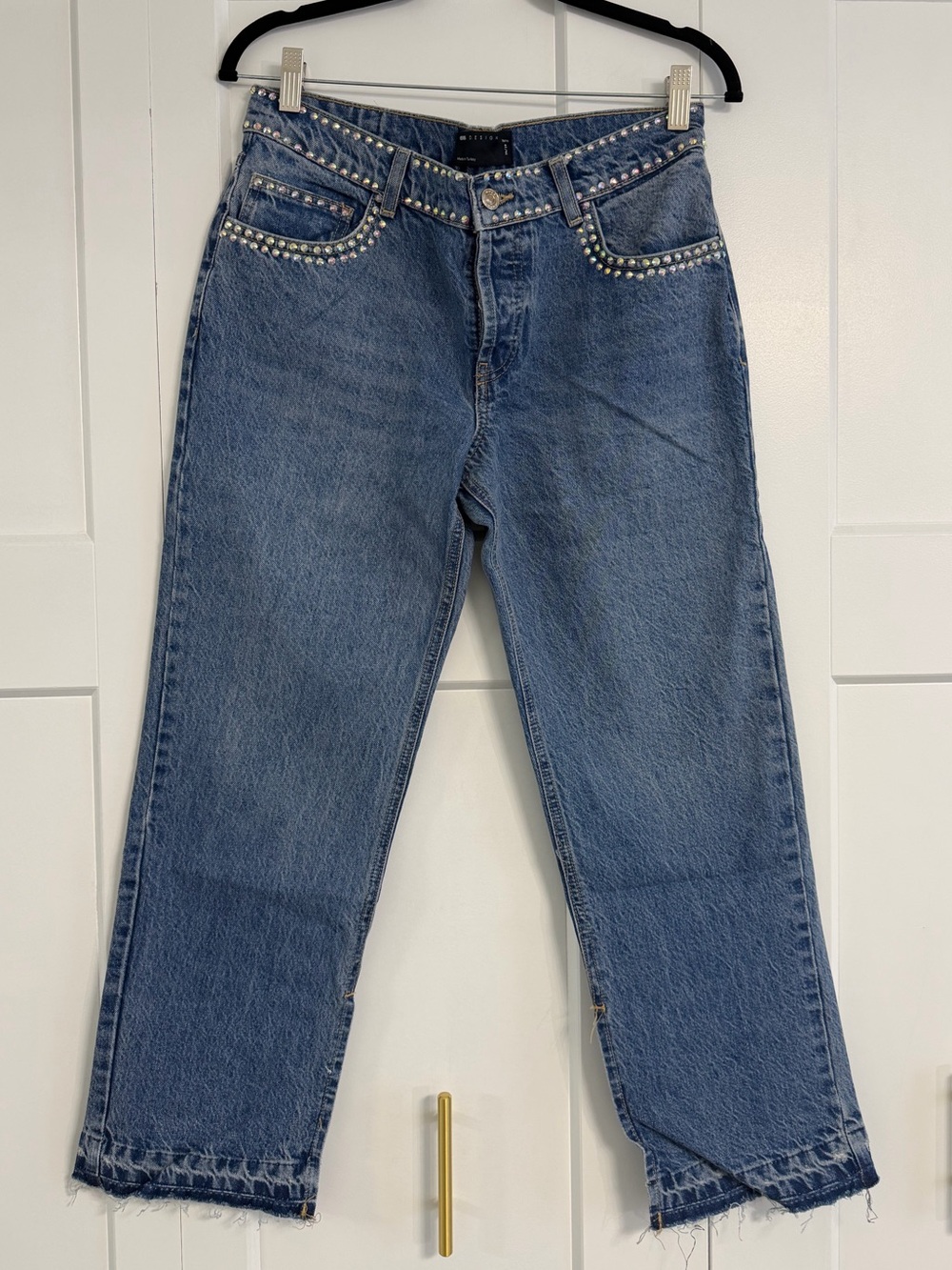 ASOS Jeans with diamante hotfix